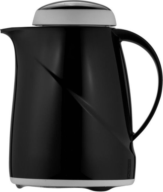 Helios Isolierkanne Wave Schwarz, 0,3 l, Durchmesser: 12,8 cm, Höhe: 19,1 cm - Bild 1