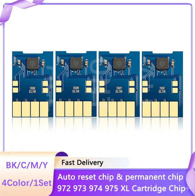 HP ARC-Chip für CISS-Systeme kompatibel mit HP 972 973 974 975 972X 973X 974X 975X PageWide Pro 352dw 377dw 452dn 452dw 477dn 477dw 552dw - Bild 1