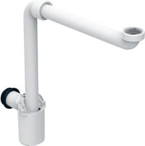Geberit Tauchrohrsiphon Raumsparend in Weiß für Waschbecken mit G 1 1/4 Anschluss und 32mm Abgang - Bild 1