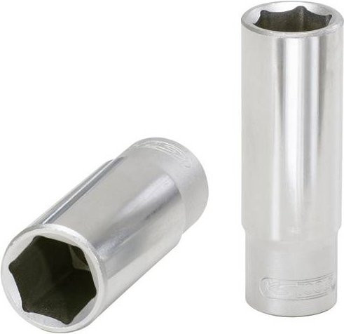 KS Tools 1/2" CLASSIC Sechskant-Stecknuss lang, 20 mm, silber - Bild 1
