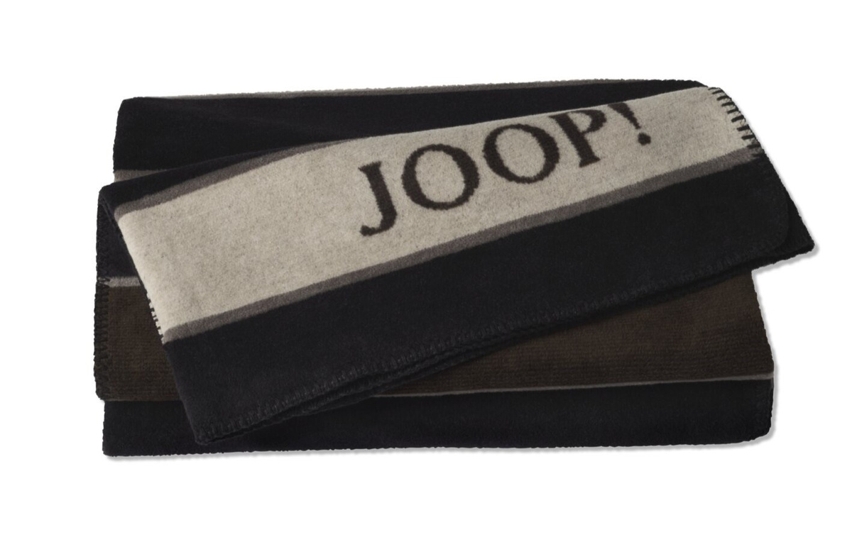 JOOP! Stripes Bettwäsche modern gestreift in Rot und Schwarz mit OEKO-TEX Standard 100, B/H: 150 x 200 cm - Bild 1