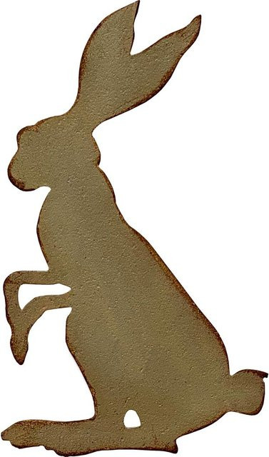 Sizzix Bigz Stanzschablone Mr. Rabbit by Tim Holtz aus Metall in Silber und Braun - Bild 1