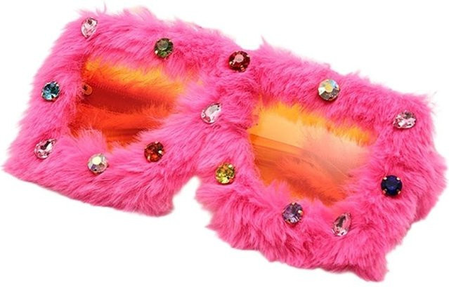 Deamos Sonnenbrille, Square, Vollrand, Kunststoff, Pink, Multicolour, Damen - Bild 1