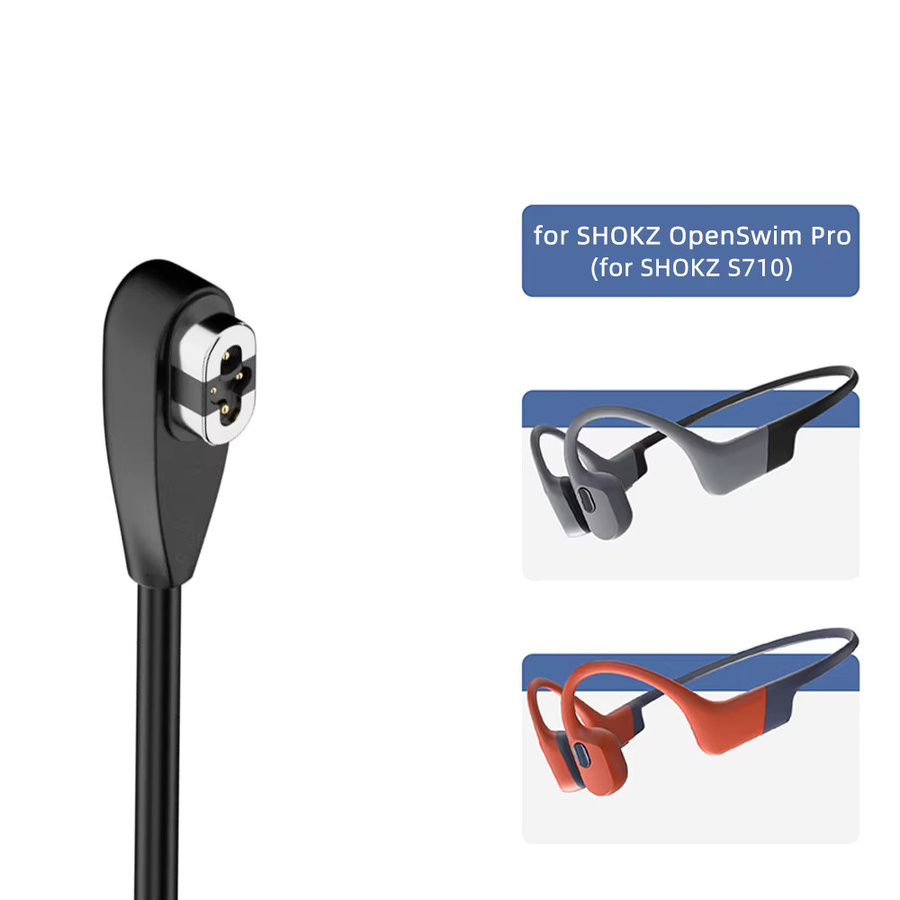 Shokz USB-C Magnetisches Ladeadapterkabel für OpenSwim Pro S710 Knochenleitung Kopfhörer in Schwarz - Bild 5
