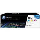 HP Toner 304A Multipack CF372AM Original CMY Cyan Magenta Gelb - Bild 3