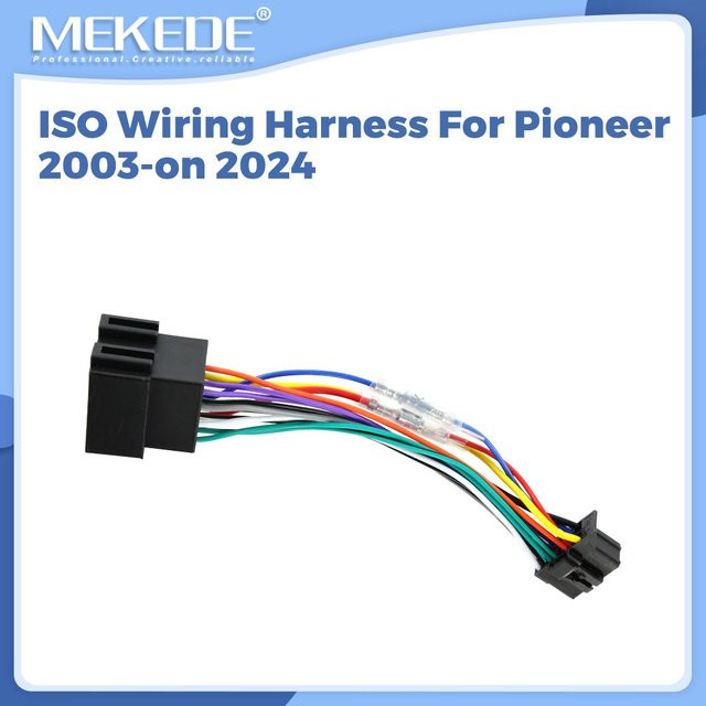 Pioneer ISO Kabelbaum Stecker 16 Pin PI100 für Autoradios ab 2003 in Multicolor - Bild 1