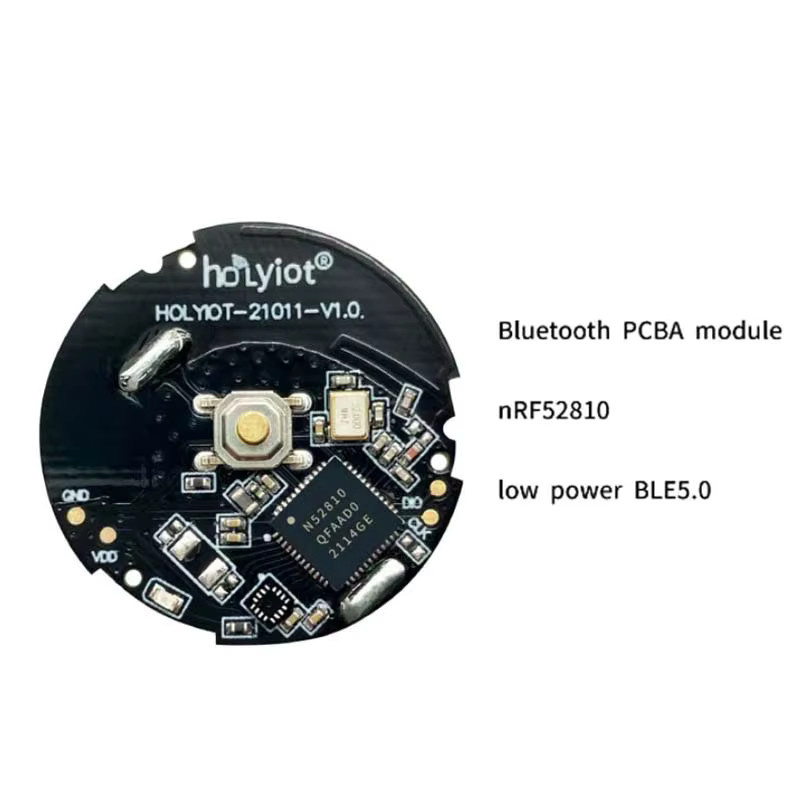 Holyiot nRF52810 Bluetooth 5.0 Beacon Tag LBeacon Eddy Stone Funkmodul in Schwarz - Bild 2