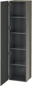 Duravit L-Cube Hochschrank Grau Hochglanz B/T/H: 40 x 36,3 x 176 cm - Bild 1