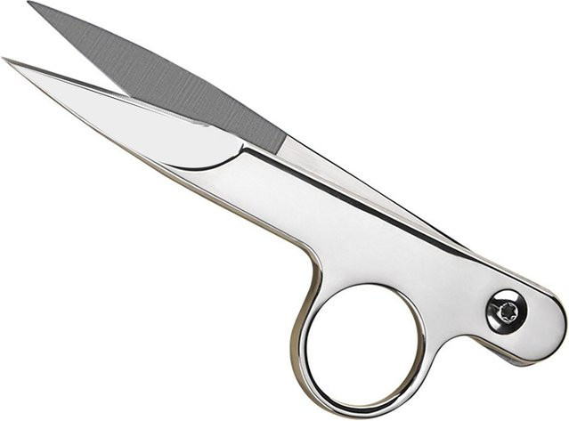 Kesoto Mini-Fadenschere in Silber aus Metall für Stickerei und Haushalt - Bild 1