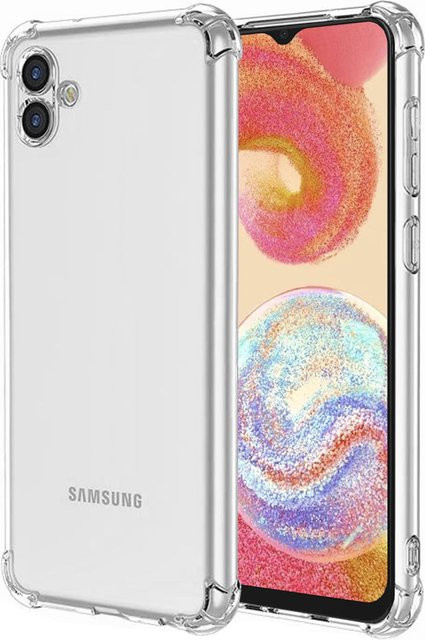 Techsuit Stoßfeste Schutzhülle für Samsung Galaxy A04e A042 und M04 M045 in Transparent - Bild 1