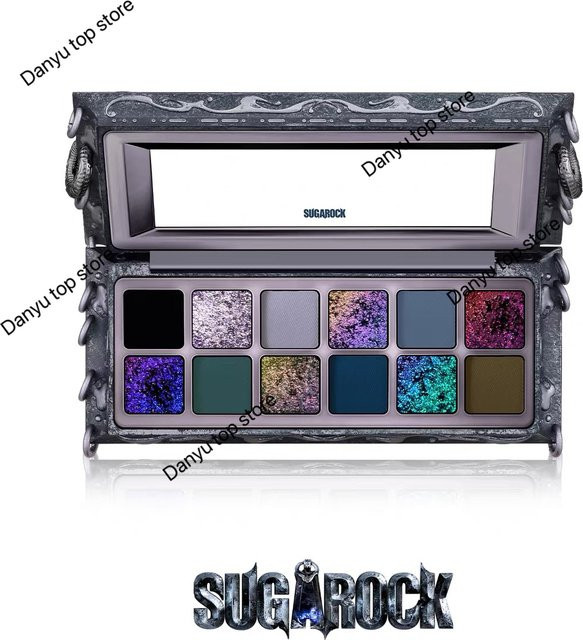Sugarock Dark Dust Lidschatten-Palette, 12 Farben, Unisex - Bild 1