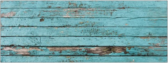 MySpotti Küchenrückwand Profix Cucina Ernest in Holzoptik und Cyanblau, B/H: 160 x 60 cm - Bild 1