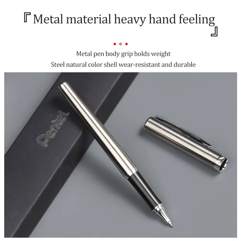 Pentel Gelstift K600 mit schwarzer Tinte und 0,7 mm Spitze in Metallfassung - Bild 2
