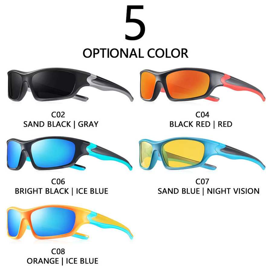 CRIXALIS Sonnenbrille Rechteckig, Vollrand, Kunststoff, Schwarz, Unisex - Bild 5