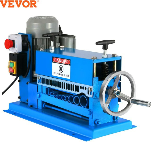 VEVOR Kabelabisolierer mit 11 Kanälen und 10 Klingen für 1,5mm-38mm, Blau - Bild 1