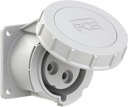 PC Electric Power Twist 3232-1 CEE Anbaudose 32A 3polig IP67 Weiß - Bild 1