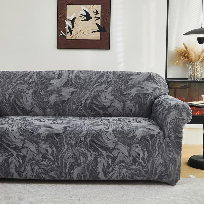 Bestbags Stretch-Sofabezug für 1- bis 4-Sitzer, elastischer Couchbezug mit Grafikdesign in Multicolour, passend für Sofas und Chaiselongues, Breite: 145-185 cm - Bild 2