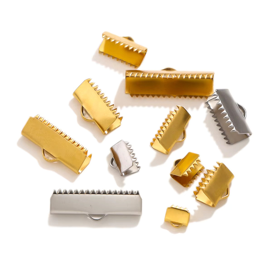 Aiovlo Verschluss Clips, Edelstahl, Gold Farbe, 20 Stück - Bild 2