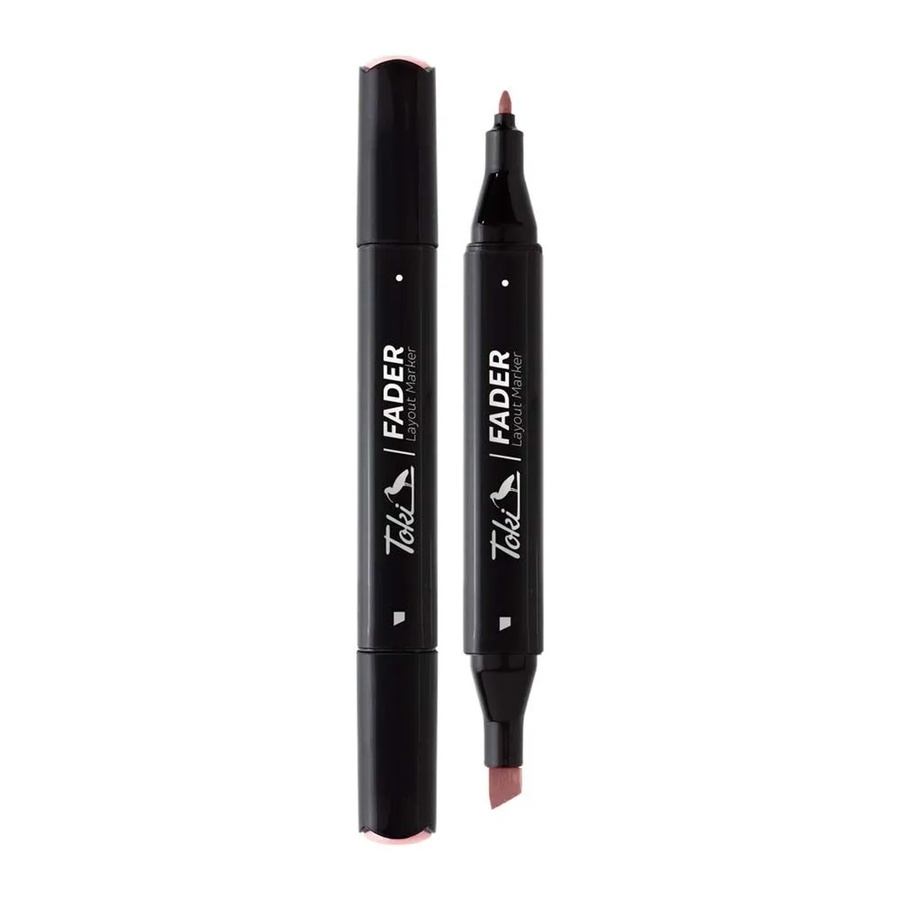 Toki Marker Fader Permanentmarker mit Keilspitze in Fruit Pink und 66 Farben - Bild 2