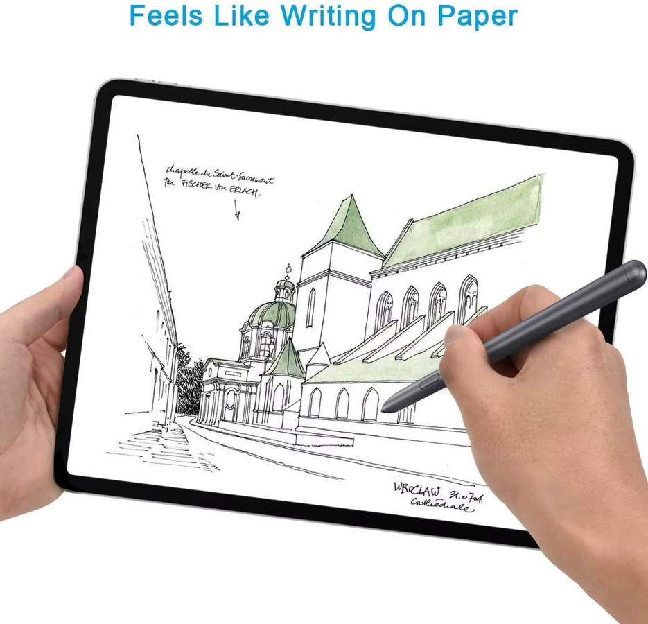 2 Stück Samsung Display Schutzfolie Transparent Anti-Blend-Malfilm für Samsung Tab S6 Lite und Tab S7 Plus - Bild 3