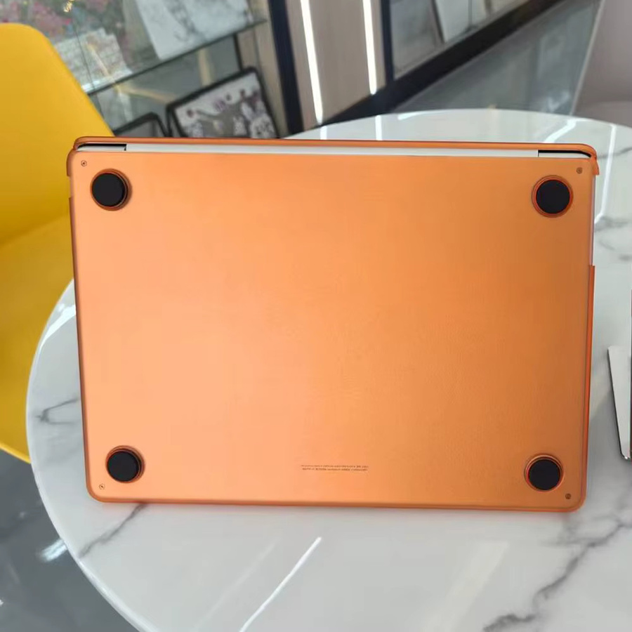 Apple Laptoptasche für MacBook Air 13 Zoll in Orange als Schutzhülle mit Handabdeckung - Bild 2
