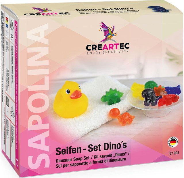 CREARTEC Seifen-Set Dinos Bunt / Mehrfarbig Komplett-Set - Bild 1