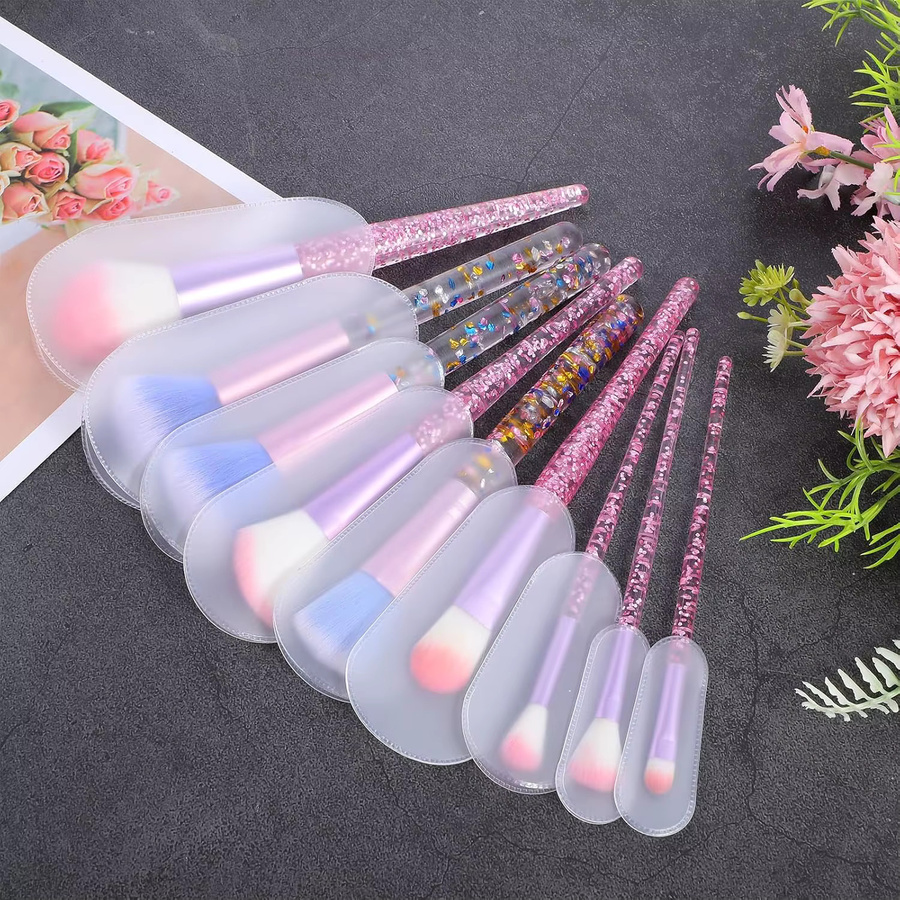 ZXZZS Make-up-Pinsel-Abdeckungen, 20 Stück, transparent, 5 Größen - Bild 3
