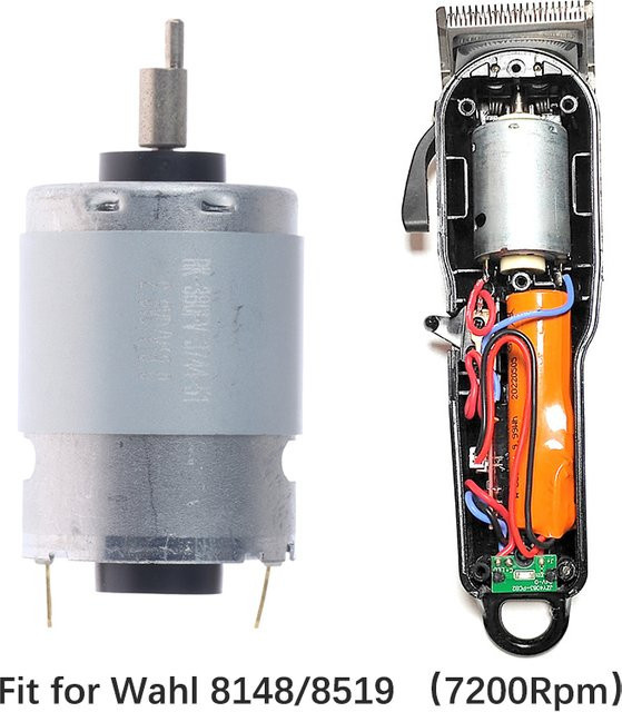 JCSYFAC Ersatzmotor für Wahl Haar Clipper und elektrische Trimmer, 3,6 V, 7200 U/min, Farbe: Silber - Bild 1