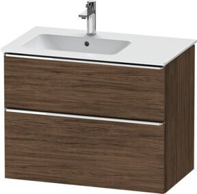 Duravit Waschtischunterschrank D-Neo in Nussbaum dunkel, B/T: 81 x 46,2 cm - Bild 1
