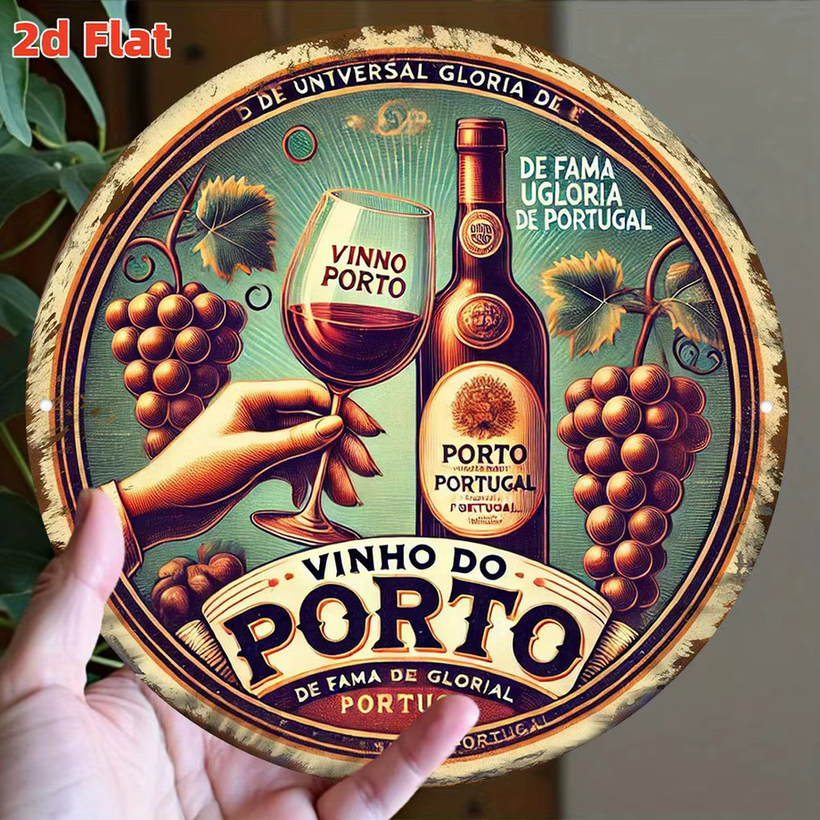 Century Winery Heritage Aluminiumschild Werbung Portugal Porto zur Raumdekoration B: 20 cm, H: 20 cm, T: 20 cm - Bild 3