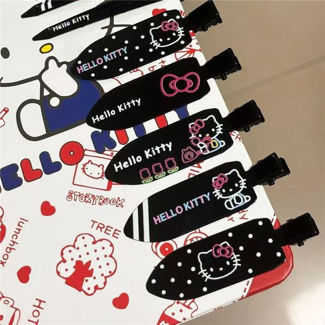 Sanrio Black Kitty Haarclips, 5 Stück, Kinder - Bild 1