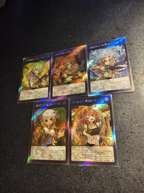 Yiran toy 1 Yu-Gi-Oh! Anime Sammel-Flashcard 5-teiliges Set bunt - Bild 1