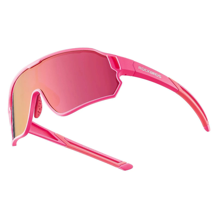 ROCKBROS Kinder-Sonnenbrille, Vollrand, pink, TR90 - Bild 1