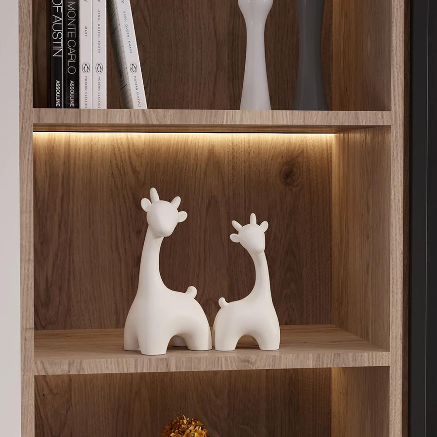 Exquisite Hirschstatue von Household supplies MH als nordische Skulptur aus Harz für deine Desktop-Dekoration - Bild 2