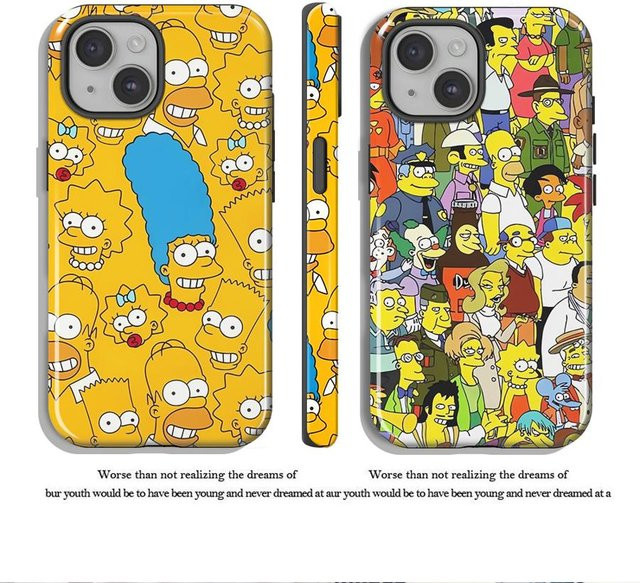 The Simpsons Handyhülle für Apple iPhone in Gelb - Bild 1