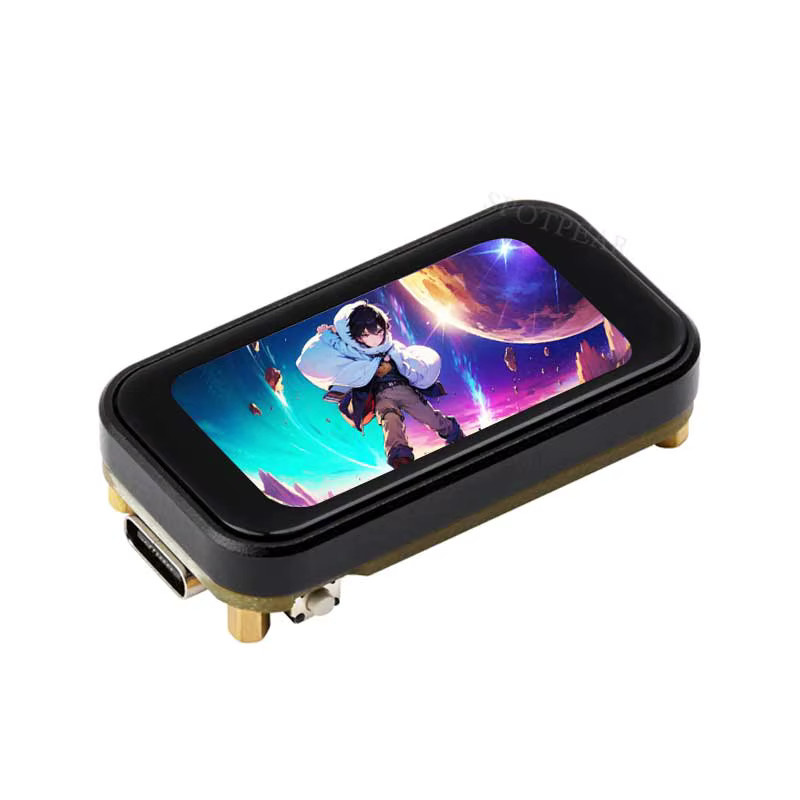 Spotpear ESP32 C6 Entwicklungsboard mit 1,47 Zoll ST7789 Touch-LCD-Display, WiFi6 und LVGL/HMI Unterstützung, Schwarz - Bild 2