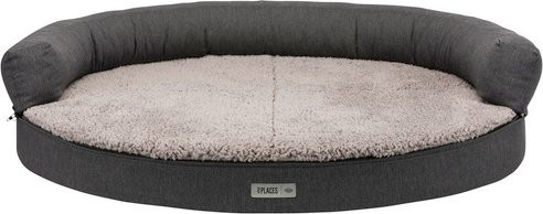 TRIXIE Hundesofa Bendson in Dunkelgrau/Hellgrau mit abnehmbarem Bezug aus Textil - Bild 1