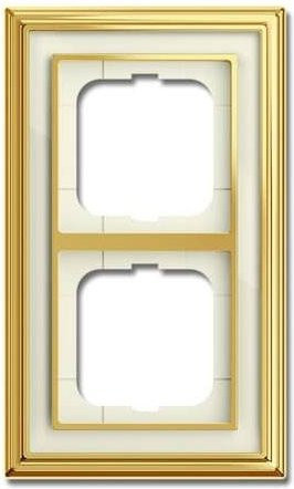 Busch-Jaeger 2fach Rahmen in Gold 2CKA001754A4634 - Bild 1