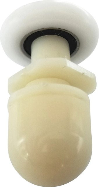 Sanotechnik Einzelrolle für Duschkabinen 4er-Set in Weiß für 4 mm Glasstärke - Bild 1