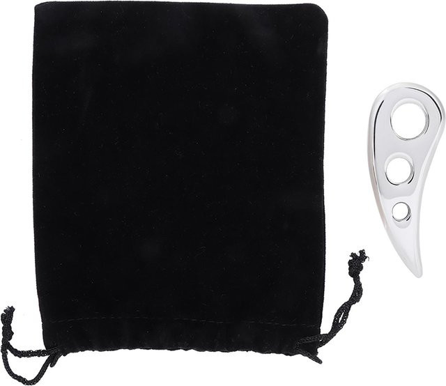 Beautyyy Guasha Werkzeug Edelstahl, White, Unisex - Bild 1