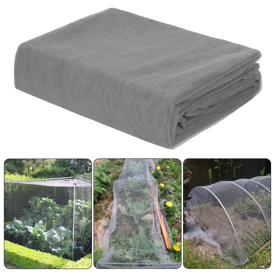 AWECOZEZQ Insektenschutznetz für Tür und Fenster in Grau, DIY Insektennetz für Sommer und Indoor - Bild 6