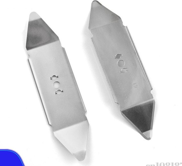 Robomow Ersatzklingen aus Edelstahl mit Sechskantschlüssel für RX Rasenmäher in Silber - Bild 1