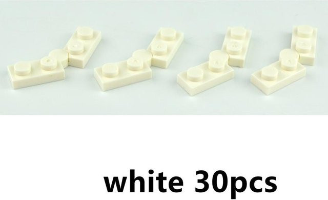 MOC Bausteine Wechselverschluss 1x2 Scharnierplatte, 30-teiliges Set, ab 6 Jahren - Bild 1