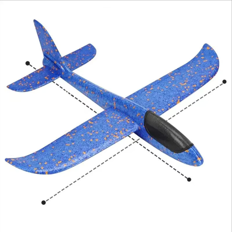Großes Schaumstoff-Gleitflugzeug, Handwurf-Flugzeug, Outdoor-Startspielzeug - Bild 1