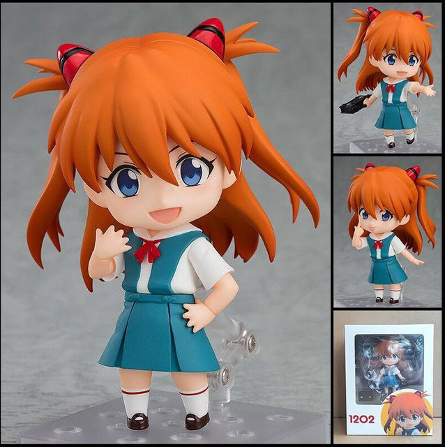 Yiran toy 1 Asuka Rei Ayanami Bewegliche Actionfigur Gesichtstausch 10cm - Bild 1