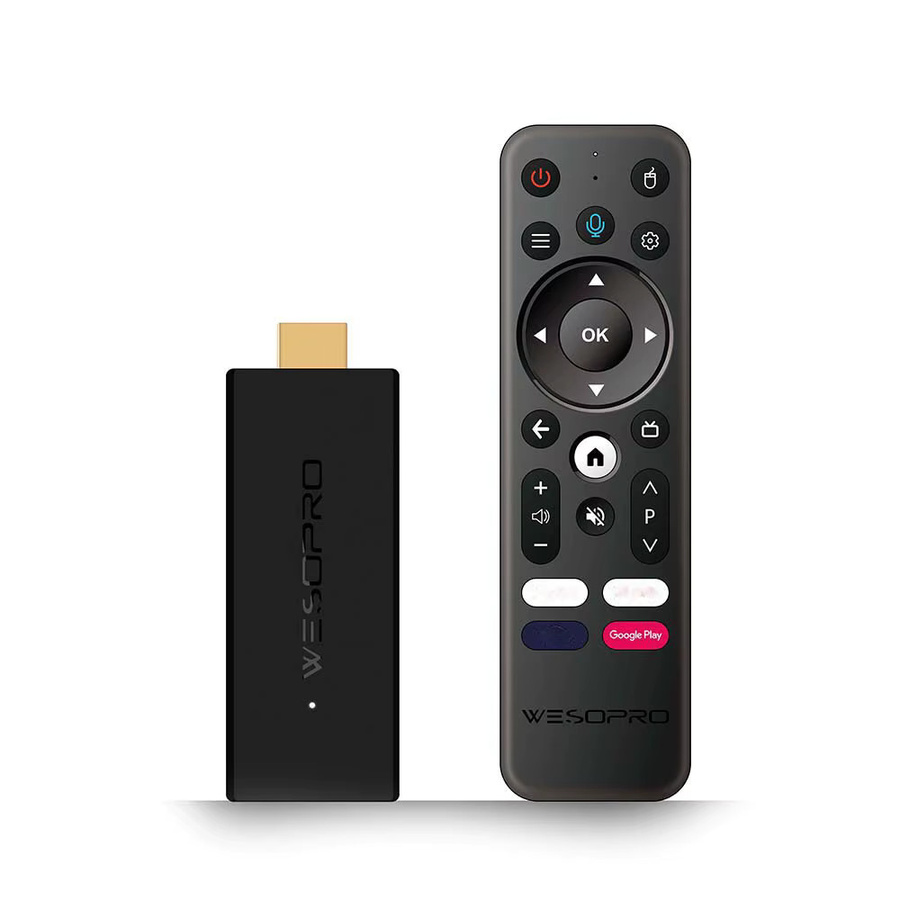WESOPRO TV Stick G2 Android 12 Smart TV Dongle in Schwarz mit 2GB RAM, 16GB ROM, Wifi6, Bluetooth 5.0 und 4K UHD Unterstützung - Bild 2