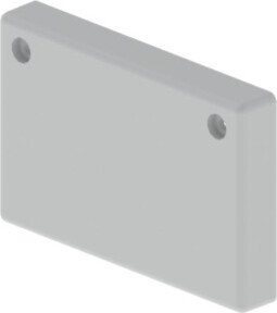 Unex Endstück in Grau und Weiß B/T/H: 60 x 100 cm - Bild 1