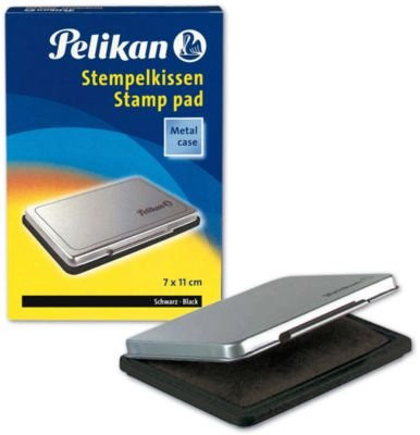 Pelikan Stempelkissen Gr. Nr. 2 für Gummi- und Polymerstempel, Schwarz, B: 11,0 cm, T: 7,0 cm - Bild 2