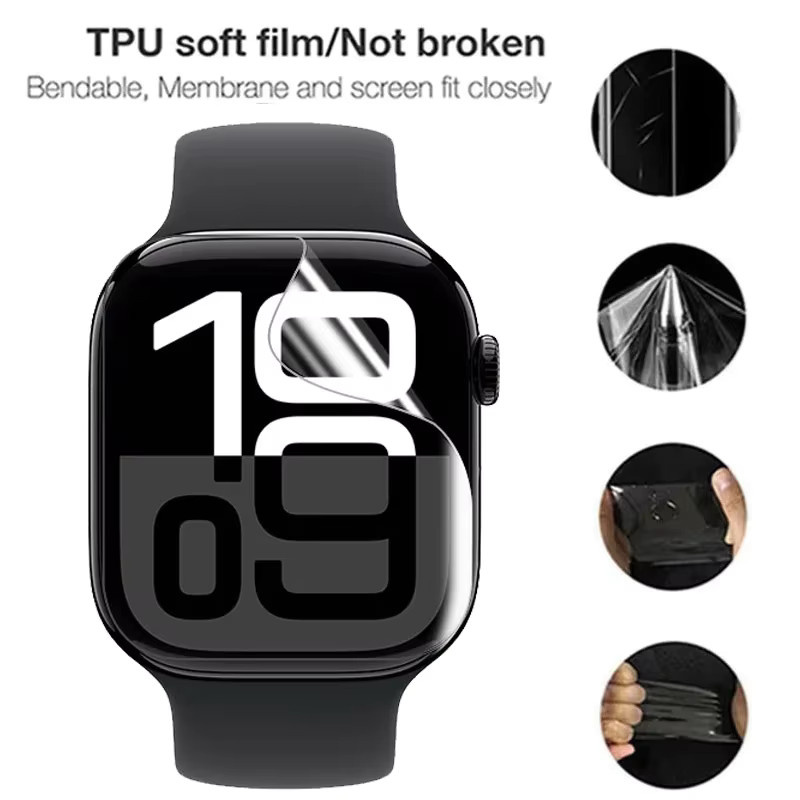 Apple Uhrenschutzfolie Hydrogel, transparent, Unisex - Bild 1