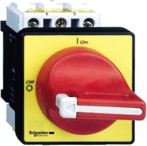 Schneider Electric Not-Aus-Hauptschalter Vorsatz rt/ge VCF0 in Rot und Gelb - Bild 1